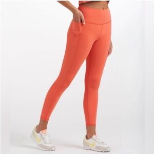 🍑 Vuori Women's Orange Studio pockets High-Waisted Leggings XL MSRP$108!